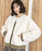 【ニコアンド/niko and】のフサフサファーブルゾン 人気、トレンドファッション・服の通販 founy(ファニー) ファッション Fashion レディースファッション WOMEN アウター Coat Outerwear ブルゾン Blouson/Jackets おすすめ Recommend シンプル Simple ジャケット Jacket スウェット Sweat トレンド Trend ドッキング Docking フェイクファー Faux Fur フロント Front ブルゾン Blouson ミックス Mix リアル Real 定番 Standard thumbnail アイボリー52|ID: prp329100004274403 ipo3291000000030078820