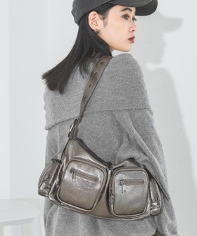 【ジーナシス/JEANASiS】の4ポケットワンショルダーBAG 人気、トレンドファッション・服の通販 founy(ファニー) ファッション Fashion レディースファッション WOMEN バッグ Bag ショルダー Shoulder トレンド Trend フェイクレザー Faux Leather ポケット Pocket |ID:prp329100004274457