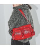 【ジーナシス/JEANASiS】の4ポケットワンショルダーBAG 人気、トレンドファッション・服の通販 founy(ファニー) ファッション Fashion レディースファッション WOMEN バッグ Bag ショルダー Shoulder トレンド Trend フェイクレザー Faux Leather ポケット Pocket thumbnail レッド|ID: prp329100004274457 ipo3291000000029926148