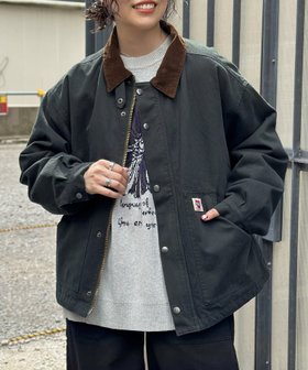 【シーピーシーエム/CPCM】の襟コーデュロイワークジャケット 人気、トレンドファッション・服の通販 founy(ファニー) ファッション Fashion レディースファッション WOMEN アウター Coat Outerwear ジャケット Jackets コーデュロイ Corduroy ジャケット Jacket スタンド Stand スマート Smart ボックス Box ポケット Pocket ワーク Work ヴィンテージ Vintage |ID:prp329100004275176