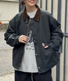 【シーピーシーエム/CPCM】の襟コーデュロイワークジャケット 人気、トレンドファッション・服の通販 founy(ファニー) ファッション Fashion レディースファッション WOMEN アウター Coat Outerwear ジャケット Jackets コーデュロイ Corduroy ジャケット Jacket スタンド Stand スマート Smart ボックス Box ポケット Pocket ワーク Work ヴィンテージ Vintage thumbnail グリーン|ID: prp329100004275176 ipo3291000000030517706