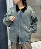 【シーピーシーエム/CPCM】の襟コーデュロイワークジャケット 人気、トレンドファッション・服の通販 founy(ファニー) ファッション Fashion レディースファッション WOMEN アウター Coat Outerwear ジャケット Jackets コーデュロイ Corduroy ジャケット Jacket スタンド Stand スマート Smart ボックス Box ポケット Pocket ワーク Work ヴィンテージ Vintage thumbnail インディゴブルー|ID: prp329100004275176 ipo3291000000030517709