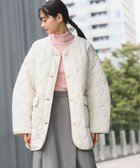 【ビームス ウイメン/BEAMS】のキルティング ノーカラー ブルゾン OFF_WHT|ID: prp329100004275202 ipo3291000000029693249