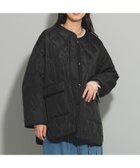 【ビームス ウイメン/BEAMS】のキルティング ノーカラー ブルゾン BLACK|ID: prp329100004275202 ipo3291000000029693251