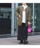 【ビームス ウイメン/BEAMS】のキルティング ノーカラー ブルゾン OLIVE|ID: prp329100004275202 ipo3291000000029693253