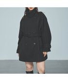 【イング/INGNI】のミディ丈トレンチCT 人気、トレンドファッション・服の通販 founy(ファニー) ファッション Fashion レディースファッション WOMEN アウター Coat Outerwear スクエア Square トレンチ Trench フェミニン Feminine ポケット Pocket thumbnail クロ|ID: prp329100004275628 ipo3291000000029914913