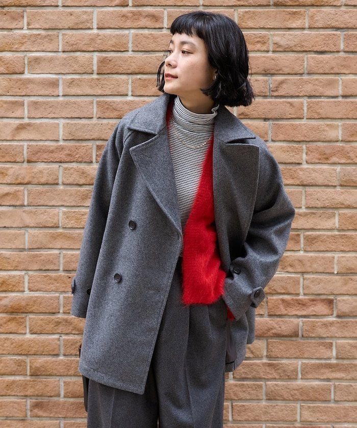 【フリークスストア/FREAK'S STORE】のウーリー ミドルコート 24AW 人気、トレンドファッション・服の通販 founy(ファニー) 　ファッション　Fashion　レディースファッション　WOMEN　アウター　Coat Outerwear　コート　Coats　2024年　2024　2024-2025秋冬・A/W　Aw/Autumn/Winter/Fw/Fall/2024-2025　冬　Winter　ジャケット　Jacket　スタンド　Stand　ミドル　Middle　A/W・秋冬　Aw・Autumn/Winter・Fw・Fall-Winter　軽量　Lightweight　 other-1|ID: prp329100004276238 ipo3291000000030142633