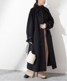 【ジャーナルスタンダード レサージュ/journal standard L'essage】のモッサ/GIOLICAチェックバルカラーコート 人気、トレンドファッション・服の通販 founy(ファニー) ファッション Fashion レディースファッション WOMEN アウター Coat Outerwear コート Coats 2024年 2024 2024-2025秋冬・A/W Aw/Autumn/Winter/Fw/Fall/2024-2025 インナー Inner スタンド Stand バランス Balance thumbnail ブラック|ID: prp329100004276427 ipo3291000000029858056