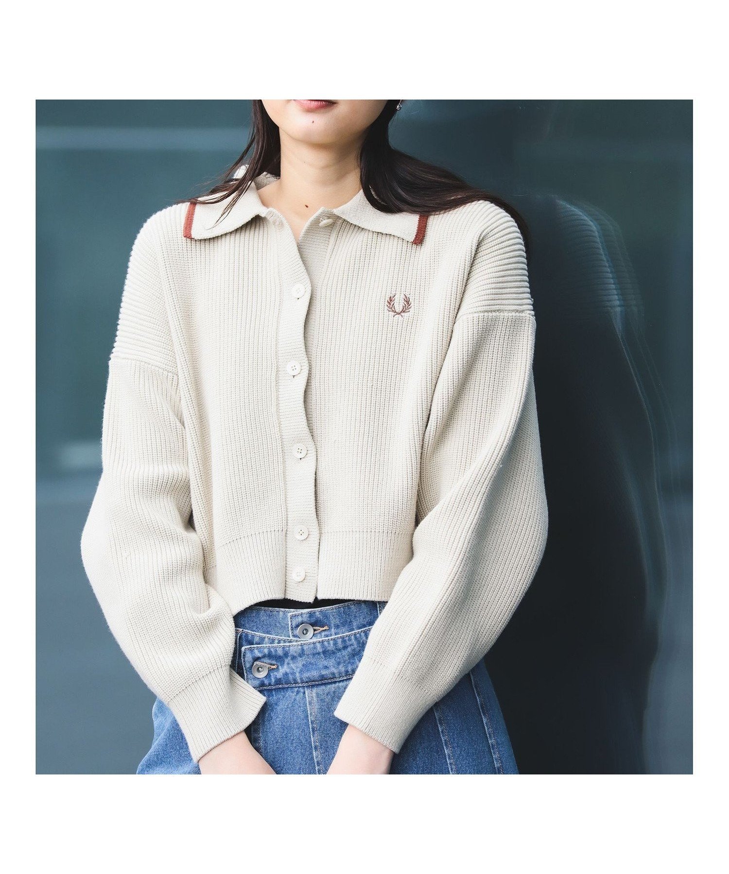 【ビームス ウイメン/BEAMS】の【ビームスの百名品】FRED PERRY / 別注 Tipped Collar Cardigan 24AW フレッドペリー カラーカーディガン ロングシーズン インテリア・キッズ・メンズ・レディースファッション・服の通販 founy(ファニー) 　ファッション　Fashion　レディースファッション　WOMEN　トップス・カットソー　Tops/Tshirt　カーディガン　Cardigans　カーディガン　Cardigan　ショルダー　Shoulder　スラックス　Slacks　デニム　Denim　トレンド　Trend　ドロップ　Drop　バランス　Balance　別注　Special Order　ロング　Long　A/W・秋冬　Aw・Autumn/Winter・Fw・Fall-Winter　おすすめ　Recommend　2024年　2024　2024-2025秋冬・A/W　Aw/Autumn/Winter/Fw/Fall/2024-2025　OATMEAL|ID: prp329100004276515 ipo3291000000029905925