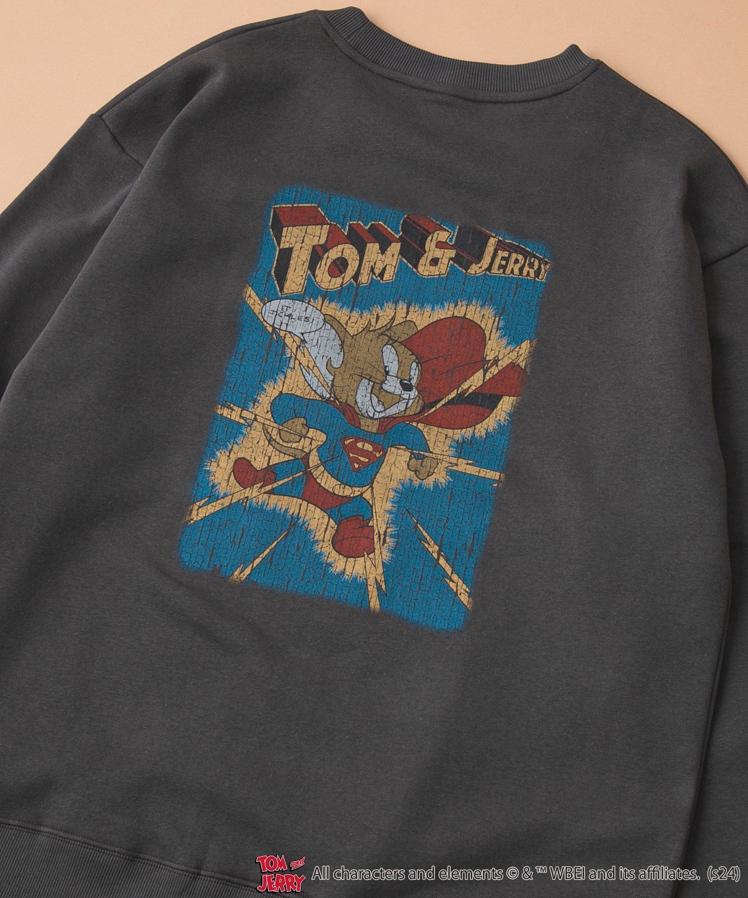 【コーエン/COEN】のTOM JERRY / (トムアンドジェリー)ヴィンテージライクプリントスウェット 人気、トレンドファッション・服の通販 founy(ファニー) 　ファッション　Fashion　レディースファッション　WOMEN　トップス・カットソー　Tops/Tshirt　パーカ　Sweats　スウェット　Sweat　ヴィンテージ　Vintage　キャラクター　Character　スウェット　Sweat　ネコ　Cat　人気　Popularity　フロント　Front　プリント　Print　別注　Special Order　リラックス　Relax　おすすめ　Recommend　 other-1|ID: prp329100004277173 ipo3291000000029847497