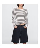 【ギャップ/GAP】のモダン クルーネックTシャツ WHITE_BLACK_STRIPE|ID: prp329100004277314 ipo3291000000030416725