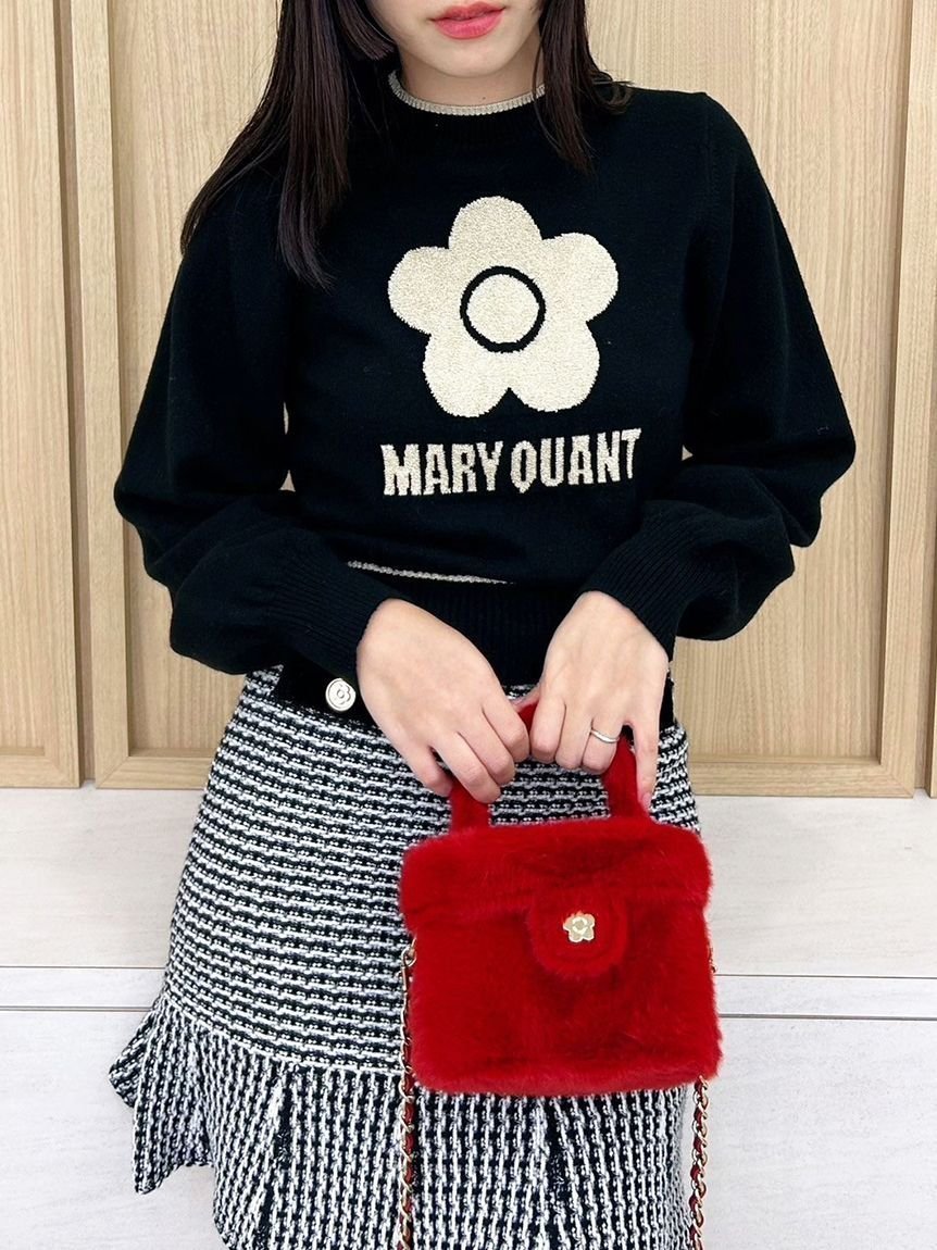 【リリーブラウン/Lily Brown】の【WEB限定カラー】【LILY BROWN*MARY QUANT】バリエジャガードニット インテリア・キッズ・メンズ・レディースファッション・服の通販 founy(ファニー) 　ファッション　Fashion　レディースファッション　WOMEN　トップス・カットソー　Tops/Tshirt　ニット　Knit Tops　シルバー　Silver　B[902]|ID: prp329100004277374 ipo3291000000029842683