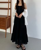 【ジュノア/JUNOAH】のcallautia キャミワンピース 人気、トレンドファッション・服の通販 founy(ファニー) ファッション Fashion レディースファッション WOMEN ワンピース Dress キャミワンピース No Sleeve Dresses キャミワンピース Cami Dress thumbnail ブラック|ID: prp329100004277725 ipo3291000000030459446