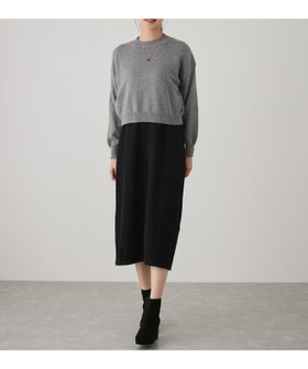 【ジャイロ/JAYRO】のニット重ねワンピース 人気、トレンドファッション・服の通販 founy(ファニー) ファッション Fashion レディースファッション WOMEN ワンピース Dress A/W・秋冬 Aw・Autumn/Winter・Fw・Fall-Winter ショート Short ジャケット Jacket セットアップ Set Up ボトム Bottom ポケット Pocket 冬 Winter 羽織 Haori |ID:prp329100004277796