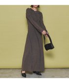 【メゾンスペシャル/MAISON SPECIAL】のBolero Layered Ribbed Fabric Dress BRN|ID: prp329100004277798 ipo3291000000029706225