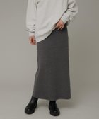 【サニーレーベル/Sonny Label / URBAN RESEARCH】の『洗濯可』ラメニットリブロングスカート 人気、トレンドファッション・服の通販 founy(ファニー) ファッション Fashion レディースファッション WOMEN スカート Skirt ロングスカート Long Skirt 2024年 2024 2024-2025秋冬・A/W Aw/Autumn/Winter/Fw/Fall/2024-2025 A/W・秋冬 Aw・Autumn/Winter・Fw・Fall-Winter 冬 Winter スウェット Sweat トレンド Trend フレア Flare thumbnail グレー|ID: prp329100004278154 ipo3291000000029823931