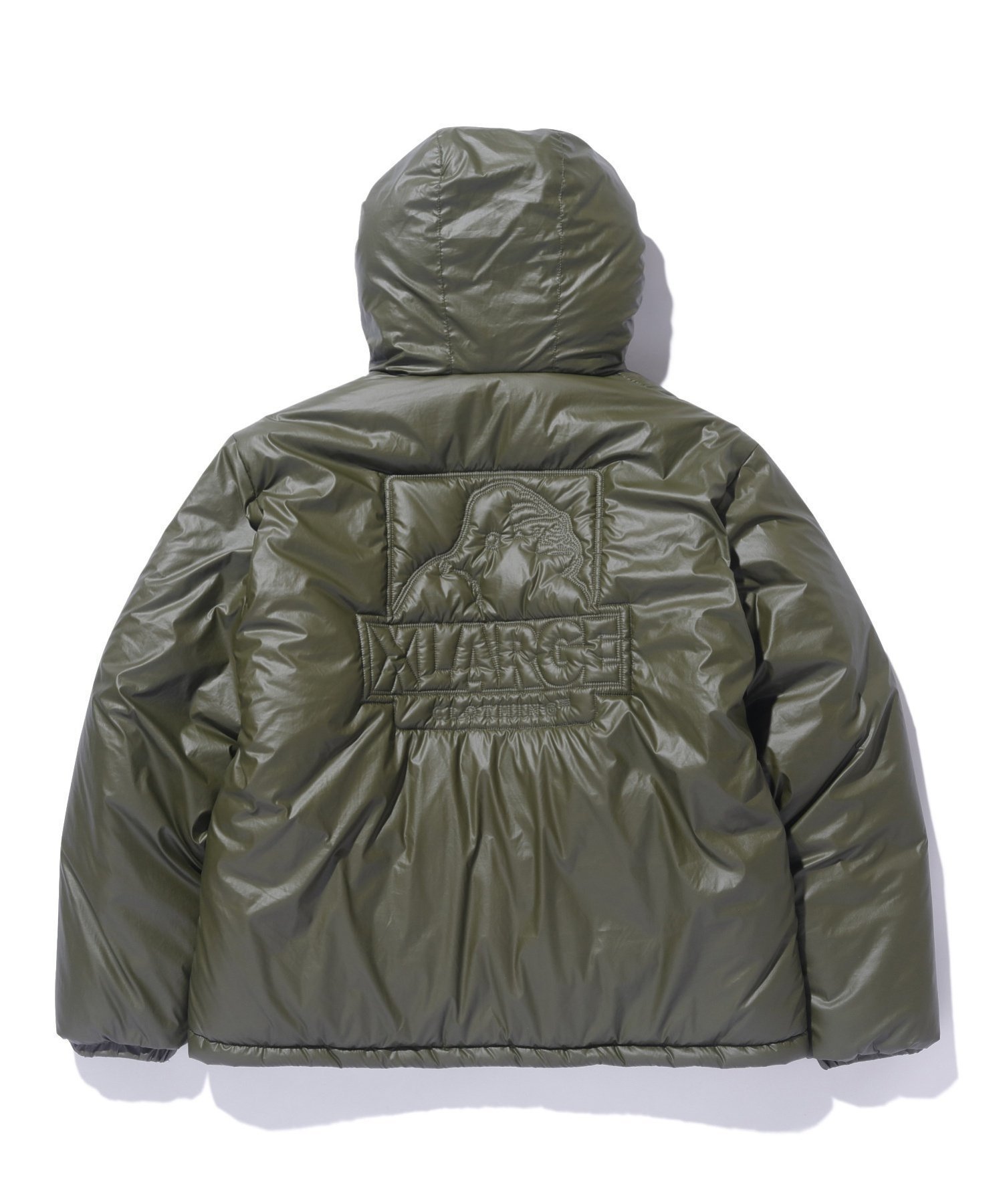 【エクストララージ/XLARGE / MEN】のQUILTING LOGO HOODED PUFFER JACKET インテリア・キッズ・メンズ・レディースファッション・服の通販 founy(ファニー) 　ファッション　Fashion　メンズファッション　MEN　2024年　2024　2024-2025秋冬・A/W　Aw/Autumn/Winter/Fw/Fall/2024-2025　冬　Winter　ドローコード　Draw Cord　フロント　Front　ポケット　Pocket　OLIVE|ID: prp329100004278167 ipo3291000000029900876