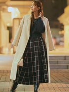 【スナイデル/SNIDEL】の【WEB限定】チェックスリットデザインロングスカート 人気、トレンドファッション・服の通販 founy(ファニー) ファッション Fashion レディースファッション WOMEN スカート Skirt ロングスカート Long Skirt おすすめ Recommend ウェーブ Wave オレンジ Orange スリット Slit チェック Check フレア Flare フロント Front レース Race thumbnail NVY[089]|ID: prp329100004278184 ipo3291000000029712292