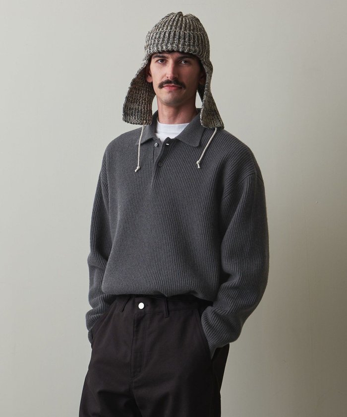 【ビューティ&ユース ユナイテッドアローズ/BEAUTY&YOUTH / UNITED ARROWS / MEN】のSteven Alan オーストラリアンラムズウール ポロカラー ニット -LOOSE インテリア・キッズ・メンズ・レディースファッション・服の通販 founy(ファニー) https://founy.com/ ファッション Fashion メンズファッション MEN おすすめ Recommend インナー Inner フィット Fit ミドル Middle リラックス Relax エレガント 上品 Elegant |ID: prp329100004278203 ipo3291000000030150526