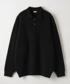 【ビューティ&ユース ユナイテッドアローズ/BEAUTY&YOUTH / UNITED ARROWS / MEN】のSteven Alan オーストラリアンラムズウール ポロカラー ニット -LOOSE BLACK|ID: prp329100004278203 ipo3291000000030150528