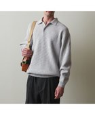 【ビューティ&ユース ユナイテッドアローズ/BEAUTY&YOUTH / UNITED ARROWS / MEN】のSteven Alan オーストラリアンラムズウール ポロカラー ニット -LOOSE LT.GRAY|ID: prp329100004278203 ipo3291000000030150529