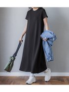 【コカ/COCA】のエンボス加工半袖マキシワンピース 人気、トレンドファッション・服の通販 founy(ファニー) ファッション Fashion レディースファッション WOMEN ワンピース Dress マキシワンピース Maxi Dress ショート Short ジャケット Jacket スウェット Sweat ストレッチ Stretch 定番 Standard バランス Balance フレア Flare ポケット Pocket 半袖 Short Sleeve マキシ Maxi 2024年 2024 2024春夏・S/S Ss,Spring/Summer,2024 旅行 Travel thumbnail Black|ID: prp329100004278402 ipo3291000000029713435