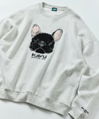 【その他のブランド/Other】のKAVU×FREAK S STORE 別注 ビッグシルエット ドッグ刺繍 クルーネック スウェット / フレンチブルドッグ 【限定展開】 24AW アッシュグレー|ID: prp329100004278563 ipo3291000000030150505