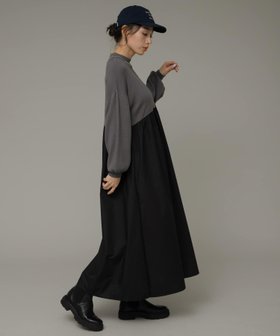 【サニーレーベル/Sonny Label / URBAN RESEARCH】のモックネックドッキングニットワンピース 人気、トレンドファッション・服の通販 founy(ファニー) ファッション Fashion レディースファッション WOMEN ワンピース Dress ニットワンピース Knit Dresses 2024年 2024 2024-2025秋冬・A/W Aw/Autumn/Winter/Fw/Fall/2024-2025 冬 Winter シンプル Simple ドッキング Docking ハイネック High Neck 帽子 Hat A/W・秋冬 Aw・Autumn/Winter・Fw・Fall-Winter |ID:prp329100004278655