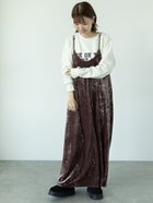 【テチチ/Te chichi】のクラッシュベロアキャミワンピース 人気、トレンドファッション・服の通販 founy(ファニー) ファッション Fashion レディースファッション WOMEN ワンピース Dress キャミワンピース No Sleeve Dresses カットソー Cut And Sew キャミワンピース Cami Dress クラッシュ Crash ベロア Velor thumbnail モカ|ID: prp329100004278681 ipo3291000000029982539