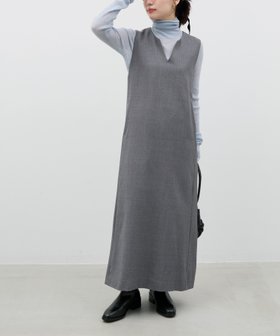 【マイカ ディール/MICA & DEAL】のキーネックジャンパースカート 人気、トレンドファッション・服の通販 founy(ファニー) ファッション Fashion レディースファッション WOMEN スカート Skirt インナー Inner |ID:prp329100004278720