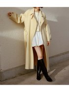 【リリーブラウン/Lily Brown】のリバーコート 人気、トレンドファッション・服の通販 founy(ファニー) ファッション Fashion レディースファッション WOMEN アウター Coat Outerwear コート Coats エレガント 上品 Elegant シンプル Simple フラップ Flap ポケット Pocket thumbnail YEL[032]|ID: prp329100004278926 ipo3291000000029902897