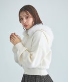 【イング/INGNI】の7Gファー付ニットパーカー 人気、トレンドファッション・服の通販 founy(ファニー) ファッション Fashion レディースファッション WOMEN トップス・カットソー Tops/Tshirt ニット Knit Tops パーカ Sweats A/W・秋冬 Aw・Autumn/Winter・Fw・Fall-Winter インナー Inner ガーリー Girly ダウン Down パーカー Hoodie フェミニン Feminine ベーシック Basic 秋 Autumn/Fall thumbnail オフホワイト|ID: prp329100004279182 ipo3291000000029880569