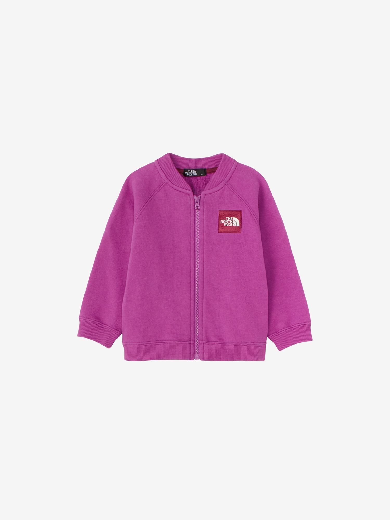 【ザ ノース フェイス/THE NORTH FACE / KIDS】のスウェットロゴジャケット(ベビー) インテリア・キッズ・メンズ・レディースファッション・服の通販 founy(ファニー) 　ファッション　Fashion　キッズファッション　KIDS　なめらか　Smooth　シンプル　Simple　ジャケット　Jacket　スウェット　Sweat　スクエア　Square　フィット　Fit　ベビー　Baby　ディープマルベリー|ID: prp329100004279393 ipo3291000000029950818