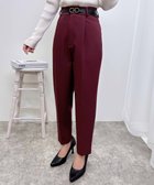 【イング/INGNI】のテーパードPT 人気、トレンドファッション・服の通販 founy(ファニー) ファッション Fashion レディースファッション WOMEN パンツ Pants シンプル Simple ジャケット Jacket スラックス Slacks センター Center テーパード Tapered トレンド Trend プリント Print ベーシック Basic ボトム Bottom メッシュ Mesh 楽ちん Easy A/W・秋冬 Aw・Autumn/Winter・Fw・Fall-Winter おすすめ Recommend エレガント 上品 Elegant thumbnail ボルドー|ID: prp329100004279913 ipo3291000000029722186