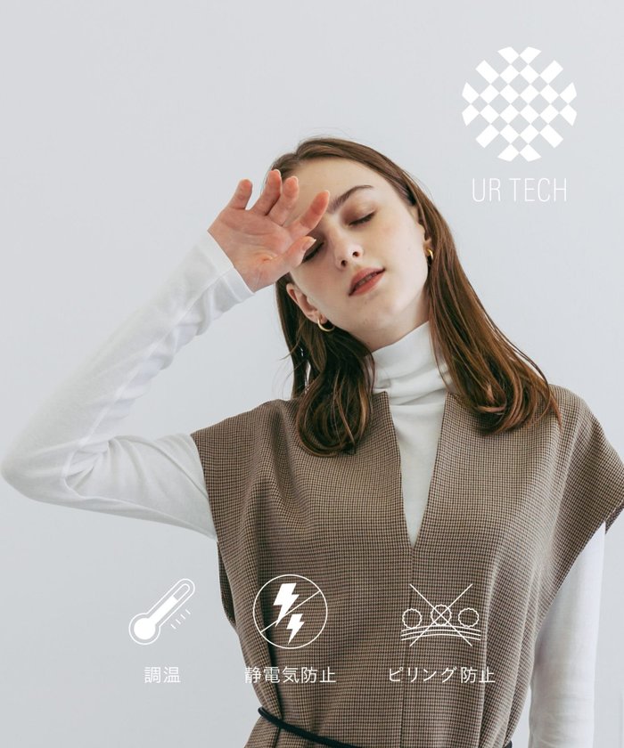 【アーバンリサーチ/URBAN RESEARCH】の『UR TECH』タートルネックロングTシャツ インテリア・キッズ・メンズ・レディースファッション・服の通販 founy(ファニー) https://founy.com/ ファッション Fashion レディースファッション WOMEN トップス・カットソー Tops/Tshirt シャツ/ブラウス Shirts/Blouses ロング / Tシャツ T-Shirts タートルネック Turtleneck インナー Inner カットソー Cut And Sew キャミソール Camisole タンク Tank タートルネック Turtleneck ベスト Vest ルーズ Loose ロング Long |ID: prp329100004280386 ipo3291000000030047319