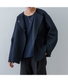 【アーバンリサーチ/URBAN RESEARCH】のツイルノーカラーリバーコート NAVY|ID: prp329100004280804 ipo3291000000030080588