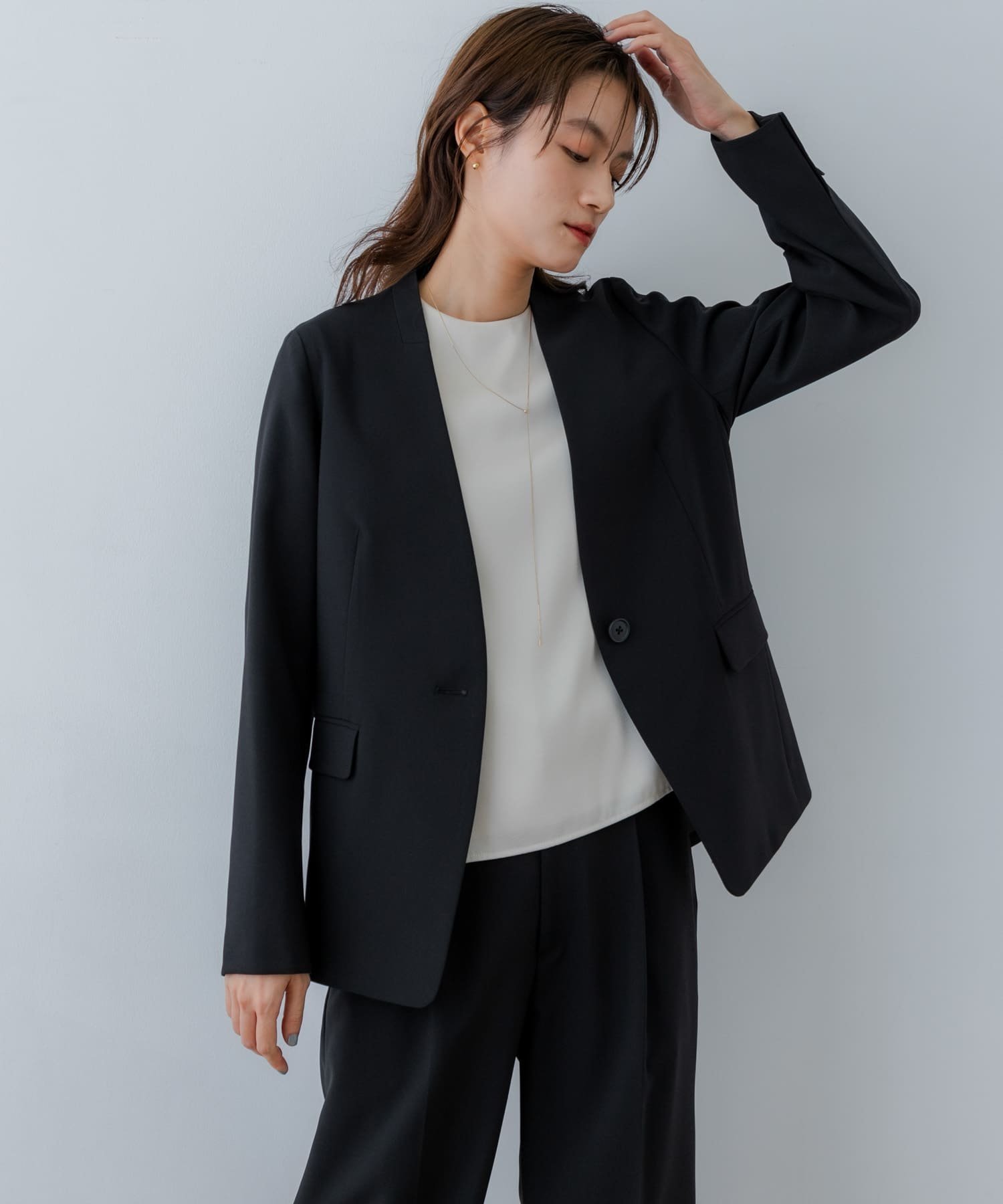 【アーバンリサーチ/URBAN RESEARCH】のノーカラージャケット 人気、トレンドファッション・服の通販 founy(ファニー) 　ファッション　Fashion　レディースファッション　WOMEN　アウター　Coat Outerwear　ジャケット　Jackets　ノーカラージャケット　No Collar Leather Jackets　2025年　2025　S/S・春夏　Ss・Spring/Summer　おすすめ　Recommend　シンプル　Simple　ジャケット　Jacket　ストレッチ　Stretch　セットアップ　Set Up　ビジネス 仕事 通勤　Business　夏　Summer　 other-1|ID: prp329100004280806 ipo3291000000030080589