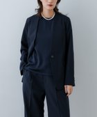 【アーバンリサーチ/URBAN RESEARCH】のノーカラージャケット NAVY|ID: prp329100004280806 ipo3291000000030080593