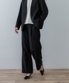 【アーバンリサーチ/URBAN RESEARCH】のタックストレートスラックス 人気、トレンドファッション・服の通販 founy(ファニー) ファッション Fashion レディースファッション WOMEN 2025年 2025 2025春夏・S/S Ss,Spring/Summer,2025 S/S・春夏 Ss・Spring/Summer おすすめ Recommend ジャケット Jacket ストレッチ Stretch ストレート Straight スラックス Slacks セットアップ Set Up ベーシック Basic ビジネス 仕事 通勤 Business 夏 Summer thumbnail BLACK|ID: prp329100004281239 ipo3291000000030111249