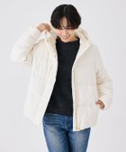 【セブンアイディコンセプト/7-IDconcept】のミドル丈ダウンコート《Re DOWN》 人気、トレンドファッション・服の通販 founy(ファニー) ファッション Fashion レディースファッション WOMEN アウター Coat Outerwear コート Coats ダウン Down Coats And Jackets タフタ Taffeta ダウン Down ポケット Pocket ミドル Middle エレガント 上品 Elegant 防寒 Cold Protection thumbnail アイボリー|ID: prp329100004281632 ipo3291000000030151021