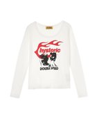 【ヒステリックグラマー/HYSTERIC GLAMOUR】のHYSTERIC FLAME ON チビTシャツ 人気、トレンドファッション・服の通販 founy(ファニー) ファッション Fashion レディースファッション WOMEN トップス・カットソー Tops/Tshirt シャツ/ブラウス Shirts/Blouses ロング / Tシャツ T-Shirts おすすめ Recommend アメリカン American グラフィック Graphic コンパクト Compact ジーンズ Jeans ストレート Straight ボトム Bottom ルーズ Loose レース Race ワイド Wide thumbnail 白|ID: prp329100004282001 ipo3291000000029732521