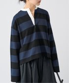 【イエナ/IENA】のラグビージャージープルオーバー 人気、トレンドファッション・服の通販 founy(ファニー) ファッション Fashion レディースファッション WOMEN トップス・カットソー Tops/Tshirt プルオーバー Pullover 2024年 2024 2024-2025秋冬・A/W Aw/Autumn/Winter/Fw/Fall/2024-2025 タートル Turtle ボーダー Border thumbnail ネイビー|ID: prp329100004282345 ipo3291000000029734336