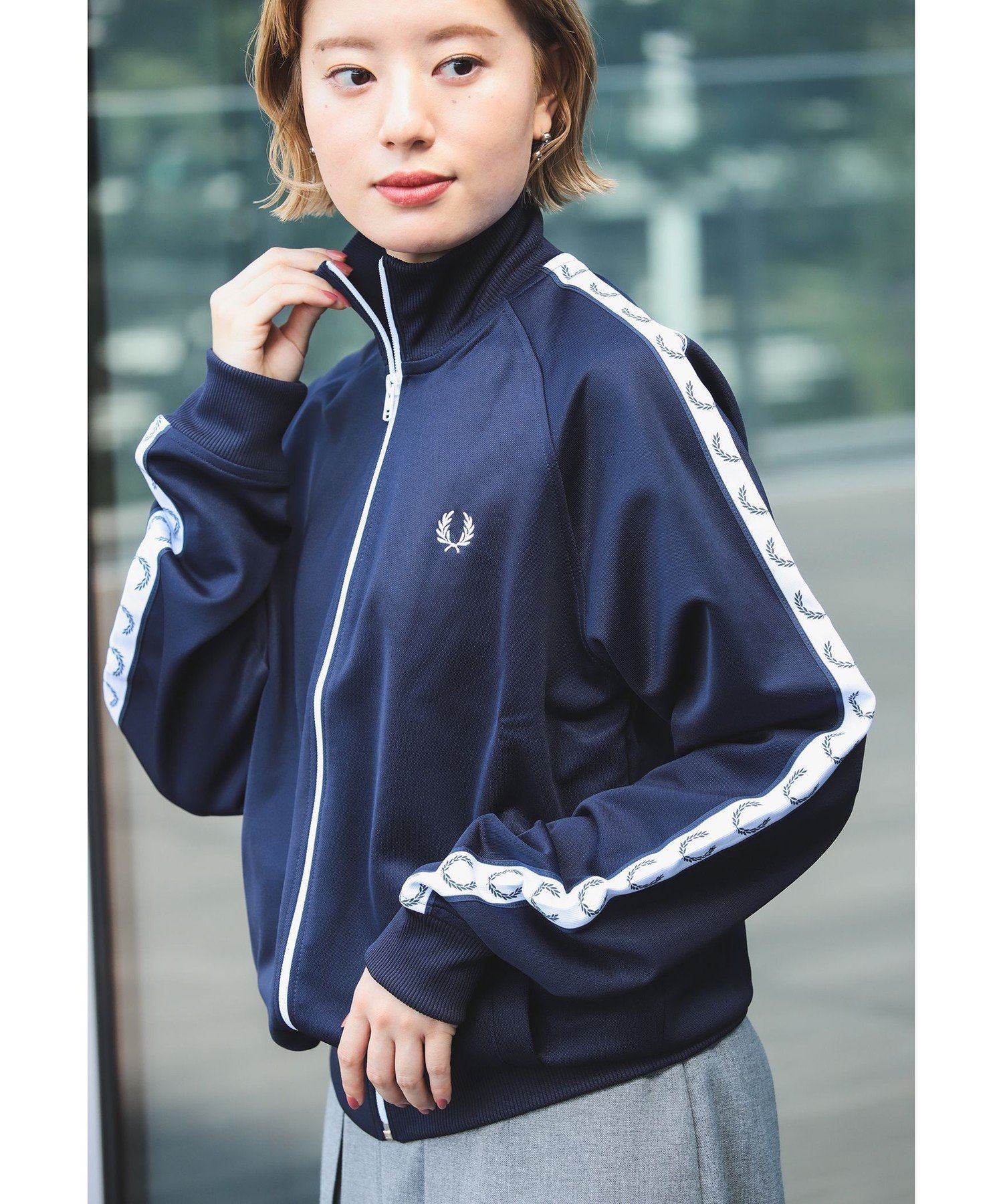 【ビームス ウイメン/BEAMS】のFRED PERRY / Taped Track Jacket フレッドペリー 24AW 人気、トレンドファッション・服の通販 founy(ファニー) 　ファッション　Fashion　レディースファッション　WOMEN　アウター　Coat Outerwear　ジャケット　Jackets　シンプル　Simple　ジップ　Zip　ジャケット　Jacket　スラックス　Slacks　デニム　Denim　トレンド　Trend　ベスト　Vest　ロンドン　London　おすすめ　Recommend　2024年　2024　エレガント 上品　Elegant　2024-2025秋冬・A/W　Aw/Autumn/Winter/Fw/Fall/2024-2025　 other-1|ID: prp329100004282359 ipo3291000000029907199