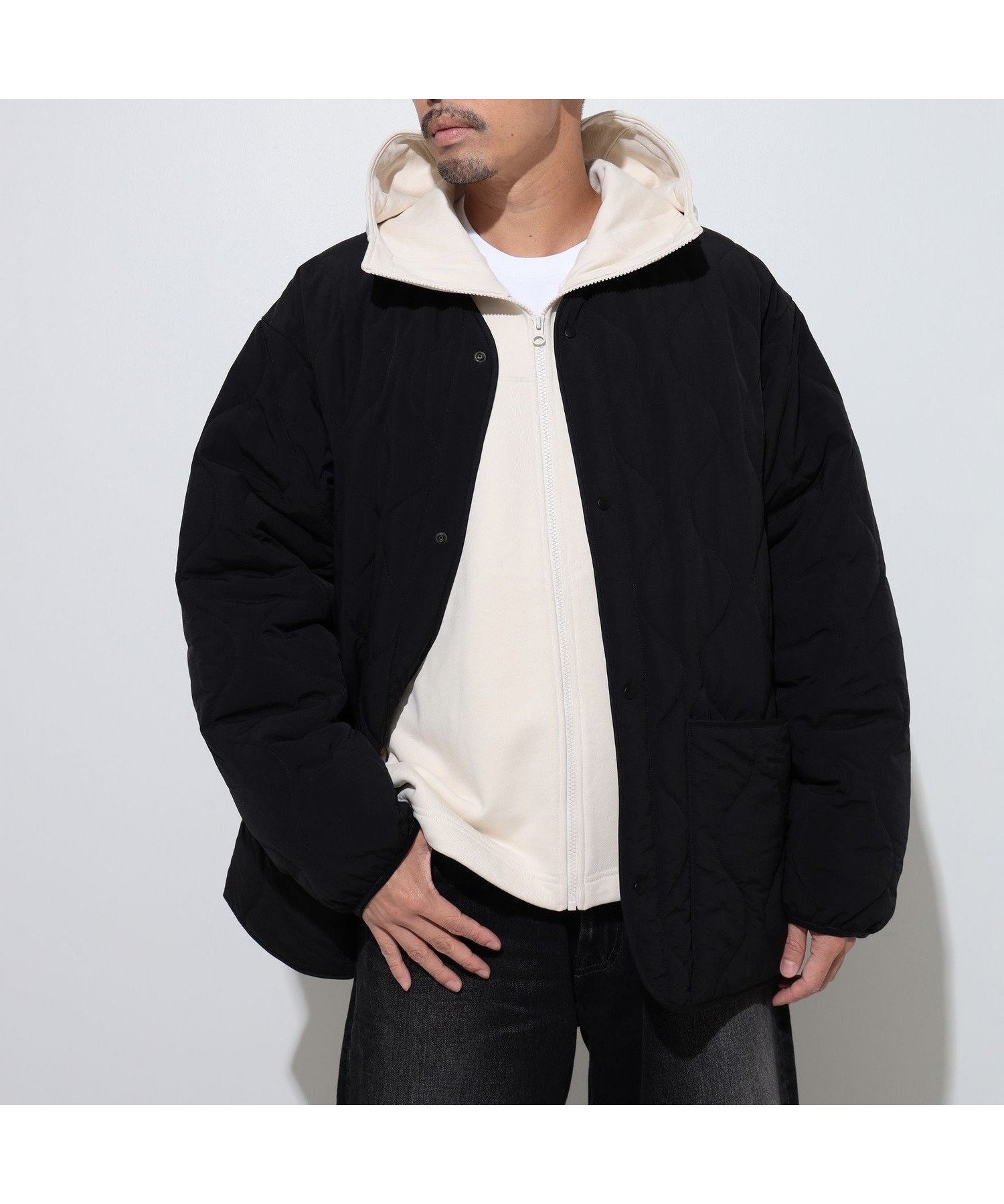 【ビームス/BEAMS / MEN】のダウン ミリタリー ライナージャケット 人気、トレンドファッション・服の通販 founy(ファニー) 　ファッション　Fashion　メンズファッション　MEN　ジャケット　Jacket　ダウン　Down　ダブル　Double　トレンド　Trend　フィット　Fit　フロント　Front　ポケット　Pocket　ミリタリー　Military　ライナー　Liner　ワイド　Wide　エレガント 上品　Elegant　 other-1|ID: prp329100004283371 ipo3291000000030149741