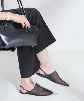 【ジャーナルスタンダード レサージュ/journal standard L'essage】の【HEWN/ヒューン】Round tulle sling back パンプス 人気、トレンドファッション・服の通販 founy(ファニー) ファッション Fashion レディースファッション WOMEN シューズ Shoes センター Center ソックス Socks チュール Tulle ヌーディ Nudie ネイル Nail フラット Flat 2025年 2025 |ID:prp329100004283732