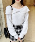 【イング/INGNI】のINGNI/12Gパール付フロントリボンフェザーニット 人気、トレンドファッション・服の通販 founy(ファニー) ファッション Fashion レディースファッション WOMEN トップス・カットソー Tops/Tshirt ニット Knit Tops オフショル Off Shoulder ガーリー Girly スマホ Smartphone デニム Denim バレエ Ballet パール Pearl フロント Front モチーフ Motif リボン Ribbon ロング Long thumbnail グレー|ID: prp329100004283885 ipo3291000000029741909