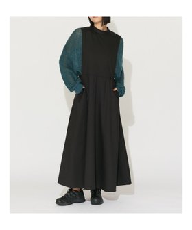 【マーコート/MARcourt】のMIDIUMISOLID for Ladies バックスリットオーバーフレアワンピース 人気、トレンドファッション・服の通販 founy(ファニー) ファッション Fashion レディースファッション WOMEN ワンピース Dress ウォッシャブル Washable コンパクト Compact スタンド Stand スリット Slit ツイル Twill ノースリーブ No Sleeve フレア Flare ボトム Bottom ポケット Pocket 無地 Plain Color |ID:prp329100004284045