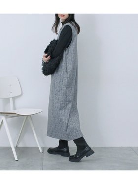 【サマンサモスモス/Samansa Mos2】のウールライクチェックジャンスカ 人気、トレンドファッション・服の通販 founy(ファニー) ファッション Fashion レディースファッション WOMEN スマート Smart スリット Slit チェック Check エレガント 上品 Elegant |ID:prp329100004284145