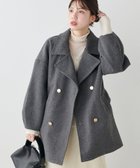 【ナチュラルクチュール/natural couture】のべこべこ金釦2WAYスタンドコート 人気、トレンドファッション・服の通販 founy(ファニー) ファッション Fashion レディースファッション WOMEN アウター Coat Outerwear コート Coats 2024年 2024 2024-2025秋冬・A/W Aw/Autumn/Winter/Fw/Fall/2024-2025 スタンド Stand ミドル Middle thumbnail チャコールグレー|ID: prp329100004284939 ipo3291000000029900939