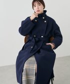 【ナチュラルクチュール/natural couture】のべこべこ金釦2WAYスタンドコート 人気、トレンドファッション・服の通販 founy(ファニー) ファッション Fashion レディースファッション WOMEN アウター Coat Outerwear コート Coats 2024年 2024 2024-2025秋冬・A/W Aw/Autumn/Winter/Fw/Fall/2024-2025 スタンド Stand ミドル Middle thumbnail ネイビー|ID: prp329100004284939 ipo3291000000029900941